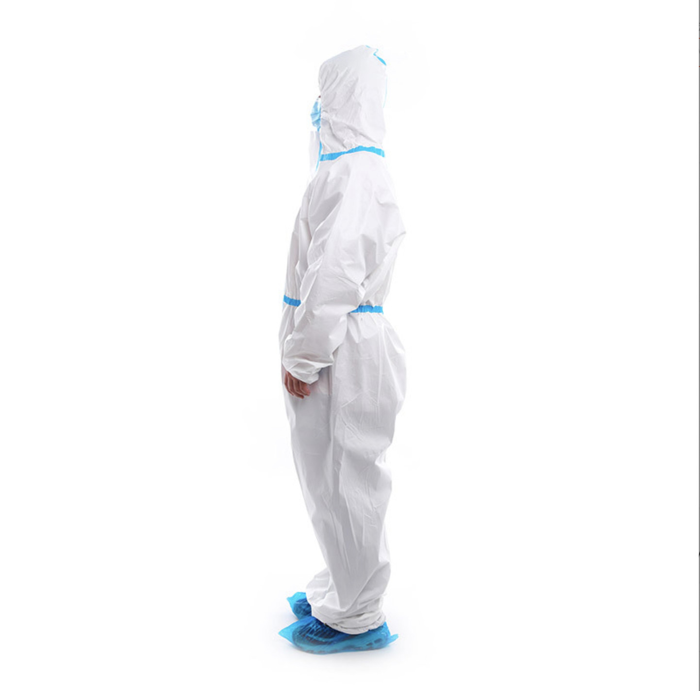 China White List Factory Wholesale Price Affordable Industrial Use Clothing Chemical Coverall with Zipper and Custom Service factory