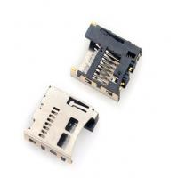 China 5000 Cycles Durability Memory Card Socket Connector For Auto Electronics factory