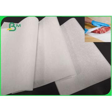 Quality 40gsm 50gsm White Freezer Paper Roll For Meat Package Food Grade 24'' x 1000' for sale