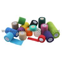 China Cohesive Strapping Tape Sports Non Woven Cohesive Bandage Football Self Adhesive Flexible Wrap factory