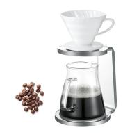 Quality Concise Ceramic / Glass Pour Over Coffee Maker 220V - 240V FDA for sale