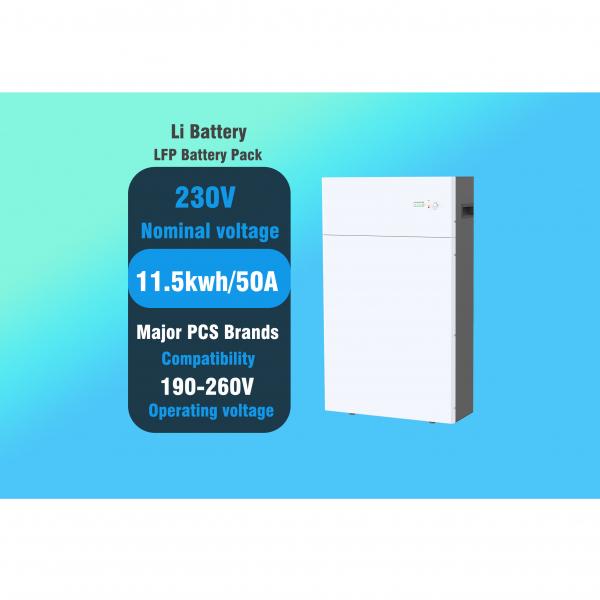 Quality LiFePo4 long term High Voltage Energy Storage Battery Pack 230V Safety Reliable for sale
