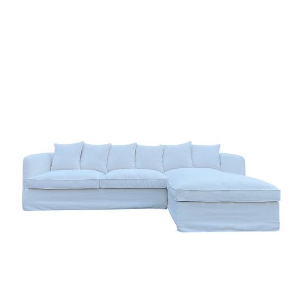 Quality Ivory Removable Cover Sofa Fabric Couch With Removable Washable Covers for sale