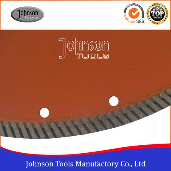Quality 14" Sintered Diamond Turbo Saw Blade for Wet Cutting Hard Fire Bricks with Hot for sale