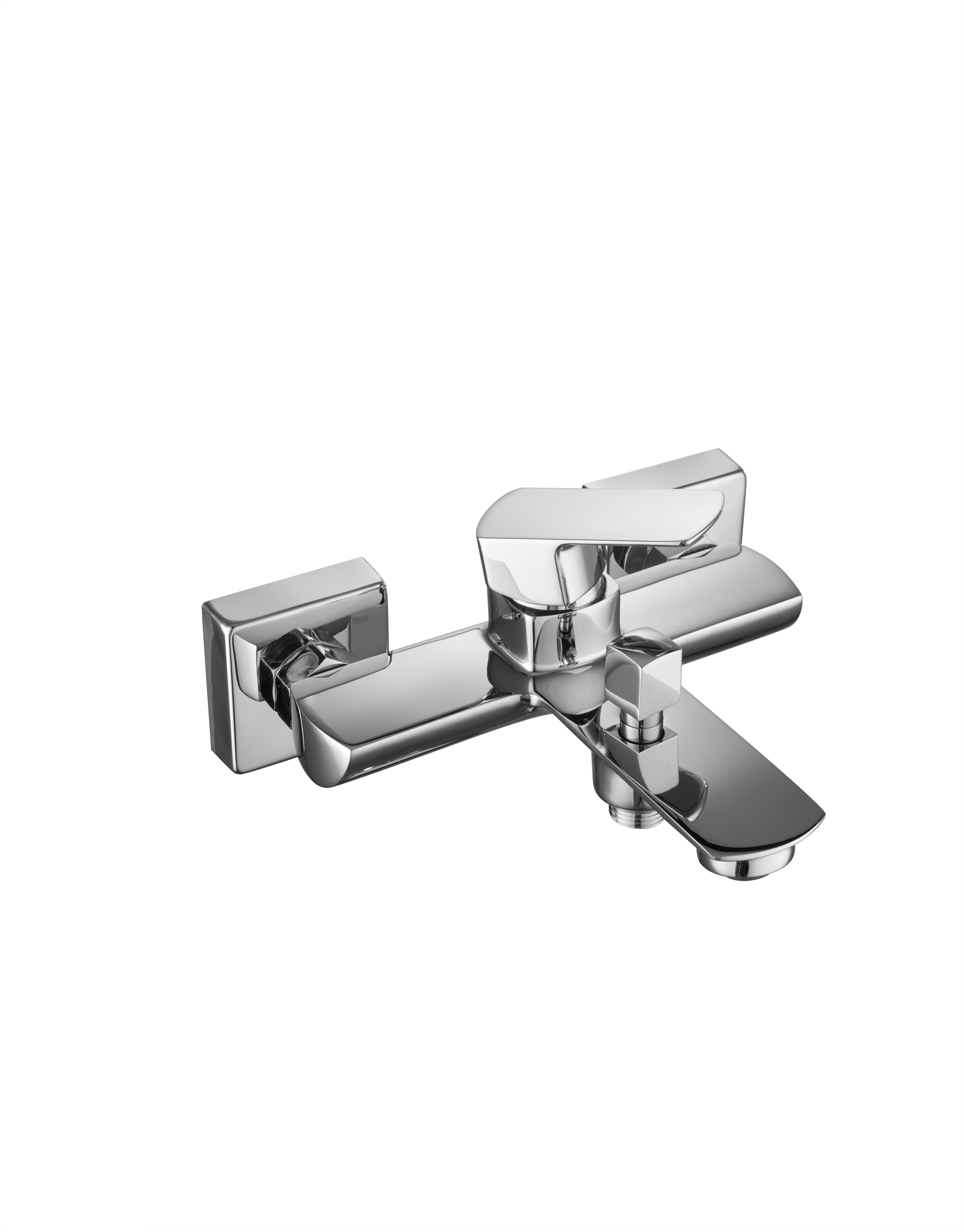 Quality Brass Wall Mounted Shower Mixer Taps Faucet Polished With Adjustable Temperature T8031 for sale