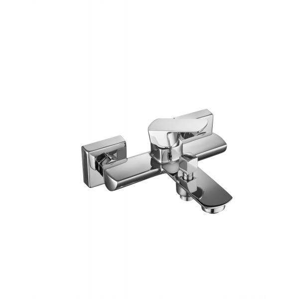 Quality Brass Wall Mounted Shower Mixer Taps Faucet Polished With Adjustable Temperature T8031 for sale