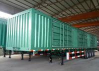 China Four Axle / Tri Axle Tractor Trailer , Semi Van Trailer 45 - 120 Tons Max Payload factory