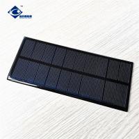 China 5V tile poly crystalline solar panel ZW-14060 Lightweight Silicon Solar PV Module 1.1W Max current 0.23A factory