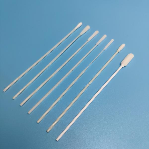 Quality EO Sterile Nasal Sample Collection Nylon Flocked Swabs for sale