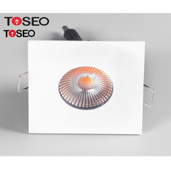 Quality Golden Dimmable Ceiling Recessed LED Downlight , Recessed Square IP65 Fire Rated for sale