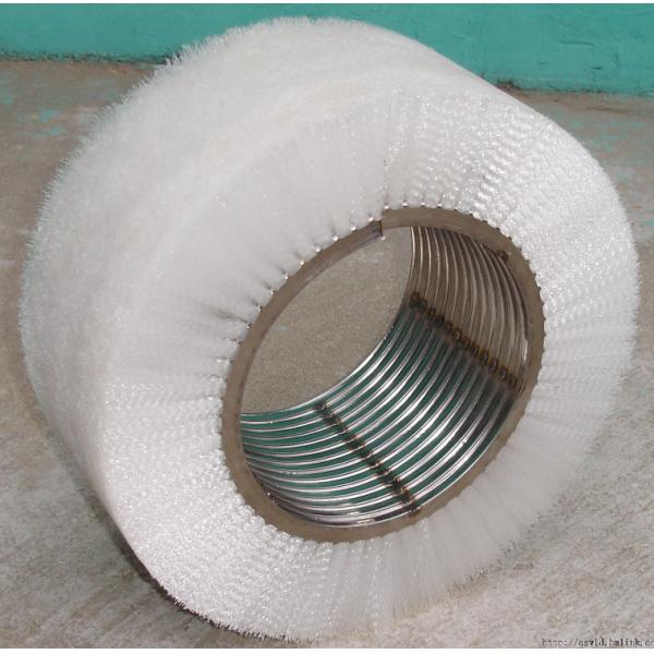 Quality ID219*OD359mm Nylon Spiral Brush For Coating And Cleaning Bleaching Dyeing for sale