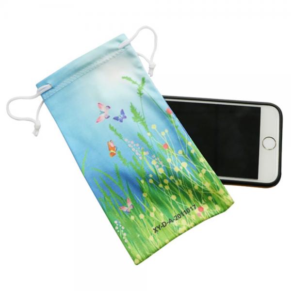 Quality 150gsm 180gsm 200gsm 220gsm 260gsm Microfiber Cell Phone Pouch Dustproof for sale