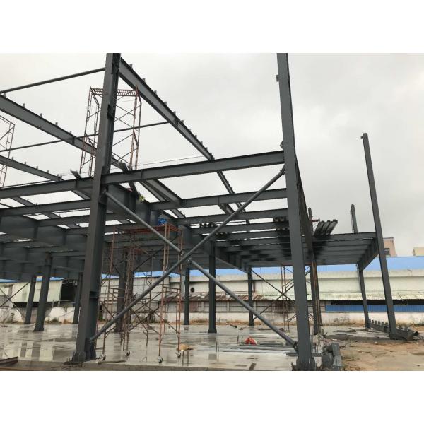Quality Two Story Light Steel Structure Building Hot Dipped Galvanize / Paint for sale