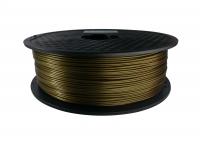 China Multi Color PLA Bronzefill Filament , 1.75mm 2.85mm 3.0mm Metal PLA Filament factory