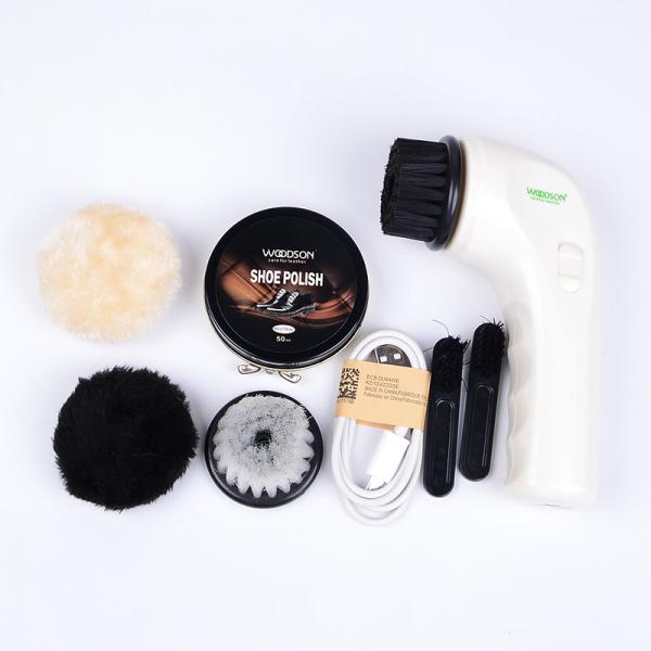 Quality High-Speed Rotating Brush Head Cleaning 3W 2000RPM PU Leather Care Kit Electric Shoe Polisher Kit for sale