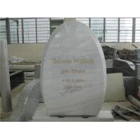 China European style flower carved white granite grave headstones for sale for sale