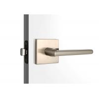 Quality Zinc Alloy Tubular Lock Set Adjustable Bathroom Door Latches Satin Nickel for sale