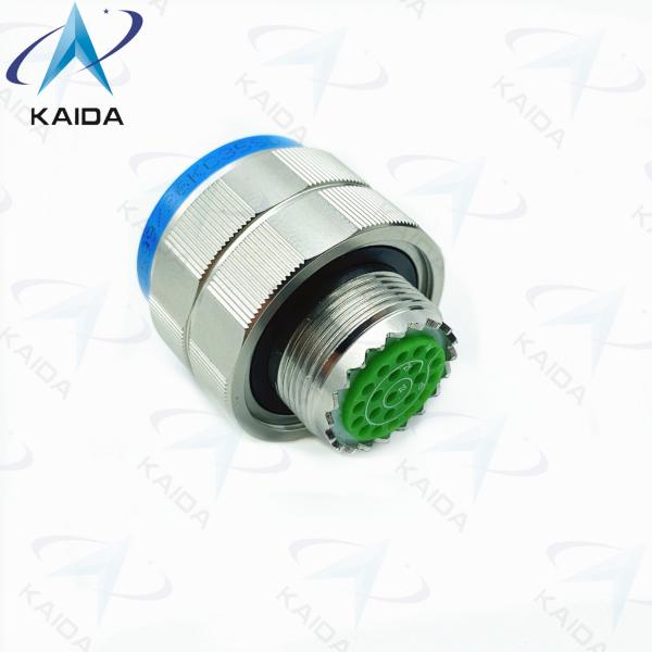 Quality 22 Female Pins MIL-DTL-38999 Connector Staiinless Steel Passivated D38999 Series Iii for sale