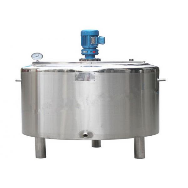 Quality 316 304 Stainless Steel Ice Cream Mixing Tank / Maturation Tank Jacketed Type for sale