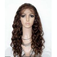 China Kinky Curly Remy Human Hair Lace Front Wigs Adjustable Straps No Tangling factory