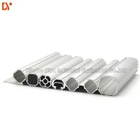 Quality Industrial Aluminium Lean Pipe Cylindrical Profile 1-2.0mm Thickness Sliver for sale