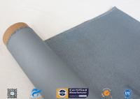 China Silicone Coated Fiberglass Fabric Grey 1050GSM 39&quot; Engine Exhaust Covers factory