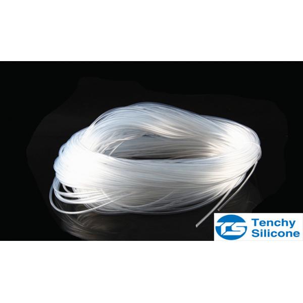 Quality LFGB Odorless OD 0.15mm Platinum Flexible Silicone Tubing for sale