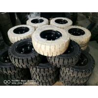 China Solid Forklift Tires 10 - 28 Forklift Spare Parts Low Speeding High Pressure Performance factory