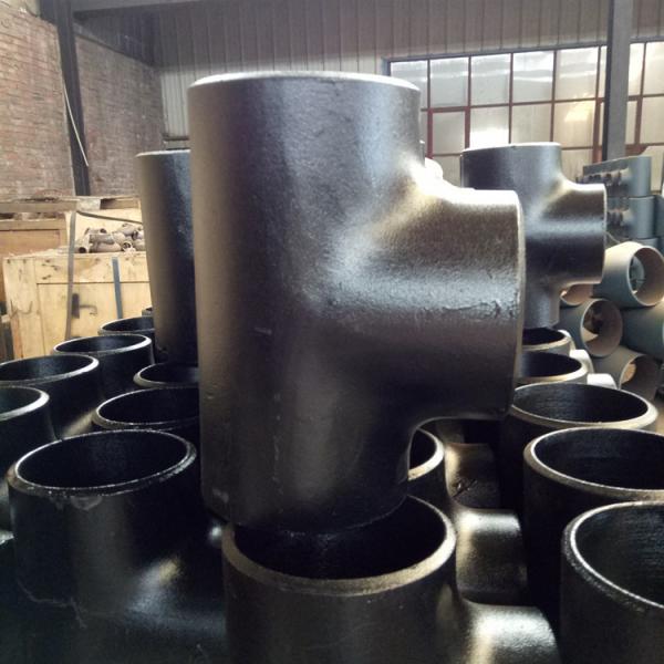 Quality ANSI A105 Butt Welding Fittings ASTM Seamless Schedule 40 Tee for sale