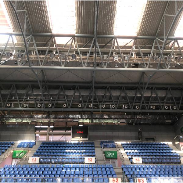 Quality CAD Mild Steel Roof Truss Structure Roof Bending For Sports Stadium for sale