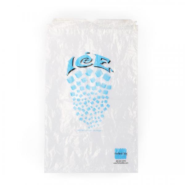 Quality LDPE 8lb 10lb Disposable Ice Cube Bags Custom Size With Drawstring for sale