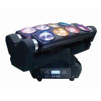 china 8x10W RGBW 4in1 Pixel Control DMX LED Spider Beam Moving Head Light for Night Club