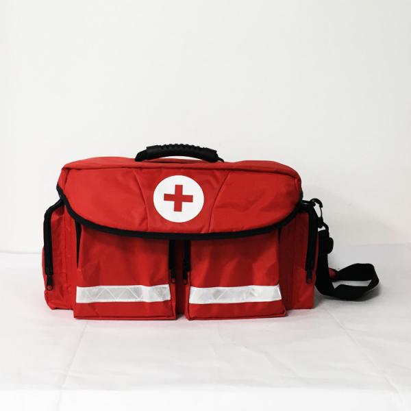 Quality Ems Emergency Medical Airway Bag Red Nylon Ambulance First Aid Equipment for sale