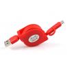 China Super Heavy 2 In 1 High Speed USB Cable , 8 Pin Samrtphone USB Extension Wire factory