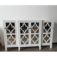 China 3 Doors 2 Shelves Storage Cabinet Trellis Overlay Side Table Side Board factory