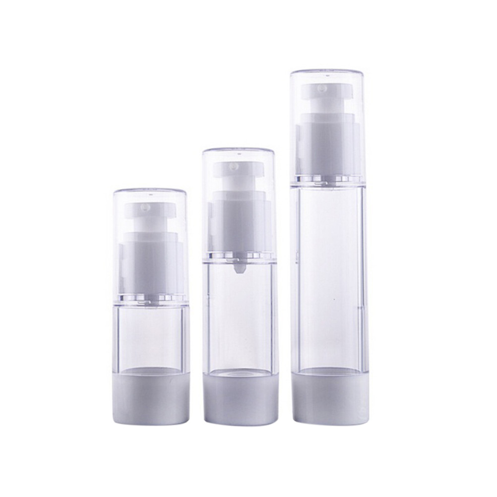 China Color Optional Plastic Cosmetic Bottles With Pump , Skin Care PET Cosmetic Bottle factory