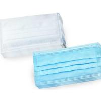 Quality Disposable Blue Earloop Face Mask 3-Layer Filtration Reduce Infections For Daily for sale