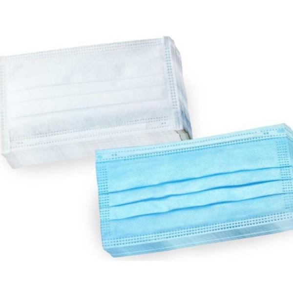 Quality Disposable Blue Earloop Face Mask 3-Layer Filtration Reduce Infections For Daily Use for sale