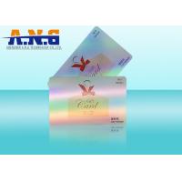 China Customize laser PVC RFID smart card / gift rfid business cards programming for sale