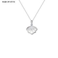 Quality Pearl Shell Natural Clavicle Chain Necklace 925 Sterling Silver Necklace​ for sale