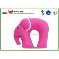 China 3D Cartoon Pink Elephant Neck Pillow For Baby Neoprene Material factory