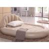 China Low Round Inflatable Air Mattress King Size Flocked PVC Material 13 . 6KG G . W . factory