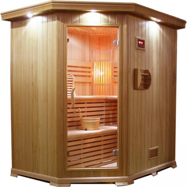 Quality Odm FSC 4-6 Person Red Cedar Steam Sauna Room For Home for sale
