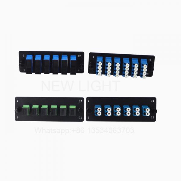 Quality Wall Mount Fiber Optic Patch Panel LC / SC / ST / FC / E2000 Port for sale