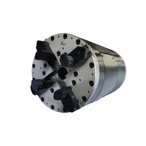 Quality ISO9001 Medium Solid Double Acting 4 Jaw Power Chuck for sale