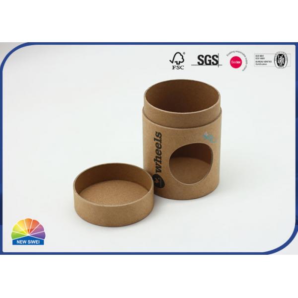 Quality 157gsm Kraft Core Hollow Out Paper Packaging Tube Custom Design for sale