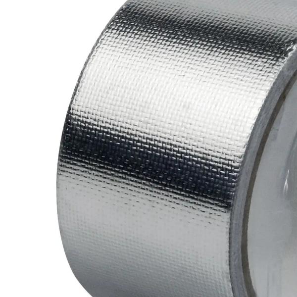 Quality HVAC Aluminum Foil Tape Flame Retardant Heat Resistant Fiberglass Mesh Tape for sale
