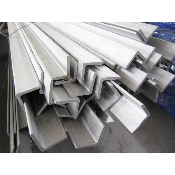 Quality 6m Grade 304 Stainless Steel Angle Bar Polished Peeled Grinding for sale