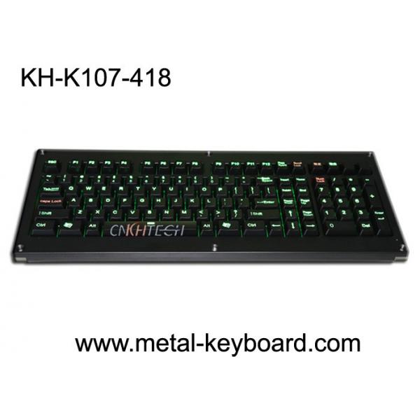 Quality Marine Military Industrial Metal Keyboard 107 Keys With Cherry Mechanical Switches for sale