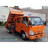 Quality 98hp 5 ton ELF ISUZU Dump Truck Light Duty Garbage For Construction for sale